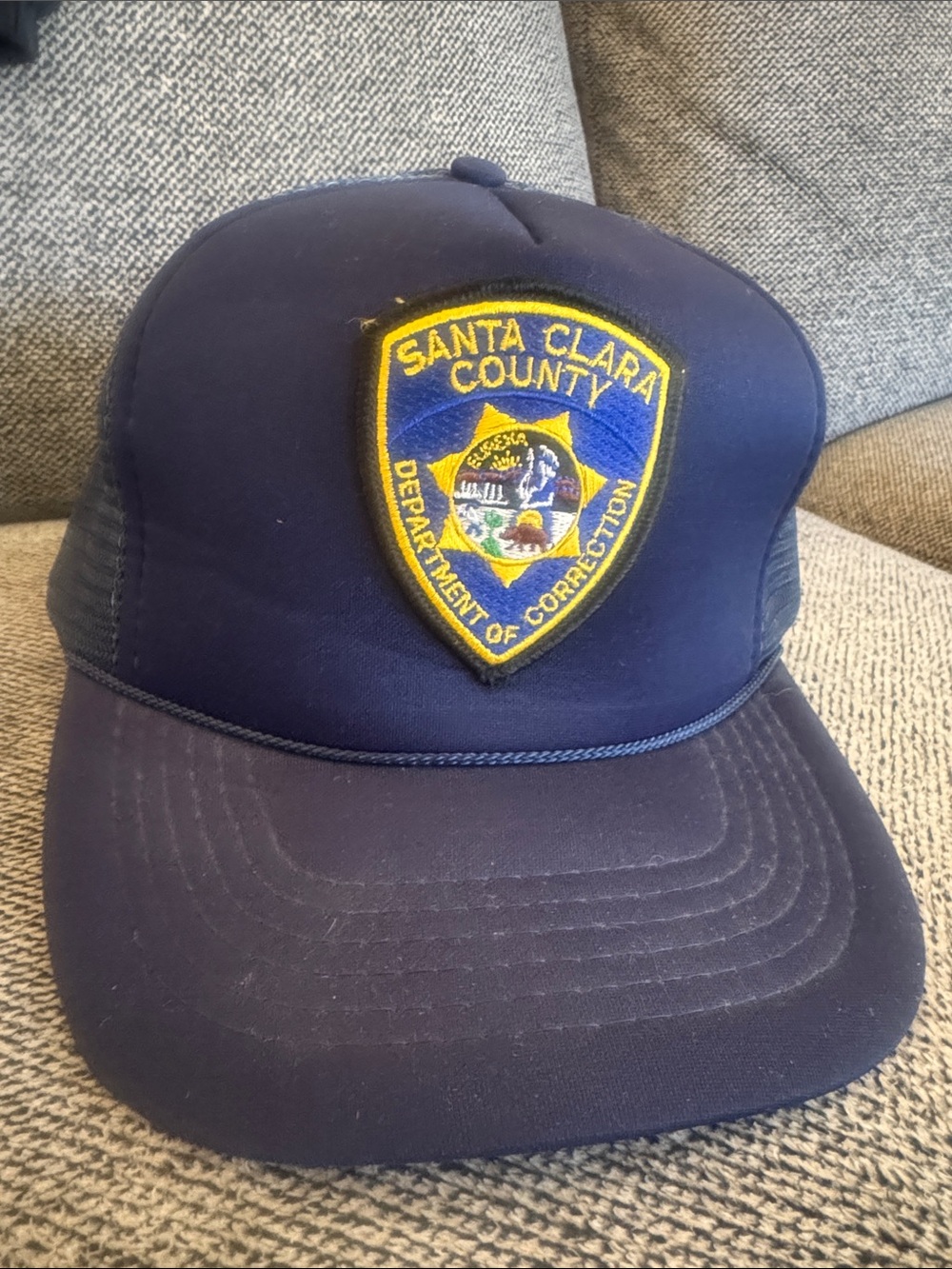 Santa Clara County Department of Correction Navy Patch Cap - Defunct